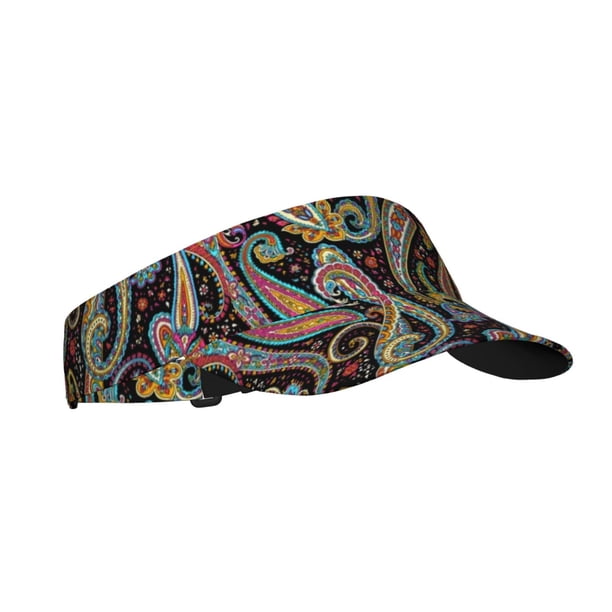 Balery Watercolor Romantic Paisley Gorra deportiva con visera ajustable para mujer y hombre (talla única)