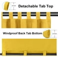 thumbnail image 3 of Rideaux Intérieurs Extérieurs pour Patio \ Panneau de Rideau à Oeillets Bloquant le Soleil pour Intimité, Rideaux Résistants aux Intempéries pour Gazebo, Véranda avant, Pergola, Kaki G x H Panneau, 3 of 8