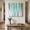 Teal Gray, variant on Ships Next Day Canvas Wall Art 16"x16", Turquoise Gray Wood Framed Canvas Print Painting, Farmhouse Abstract Gradient Ready to Hang Picture Wall Decor for Home Bedroom Kitchen Office