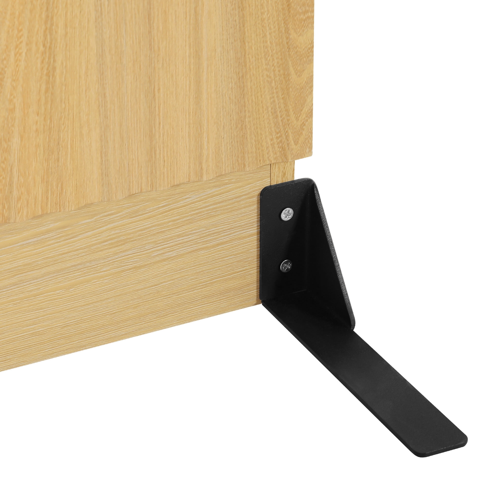 Uforic 6 Drawers Fluted Double Dresser, MDF Chest of Drawer Storage Cabinet, Natural