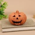 thumbnail image 6 of Halloween Pumpkin Fireplace Fire Burning Scary Atmosphere Prop Ventilated Fireplace Wood Fireplace House Outdoor Party Home Decor Orange 3.15*3.15in 1PCS, 6 of 9