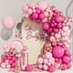 thumbnail image 5 of Kit de arco de guirnalda de globos de oro rosa y rosa para decoración de fiestas de cumpleaños, suministros para fiestas de cumpleaños y bodas para niños, decoración para baby shower, globos de látex, 5 of 5