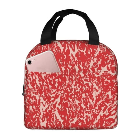 Insulated Lunch Bag for Women Men - Beef Leakproof Cooler Lunch Box for Women Men  Lunch Tote Bags for Work School Picnic Travel