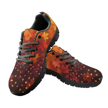 

Mesh Sports Jogging Casual Shoe For Women Men Cute Maple Leaves 3D Print Ladies Flats Sneakers Outdoor Male Running Shoes 2024