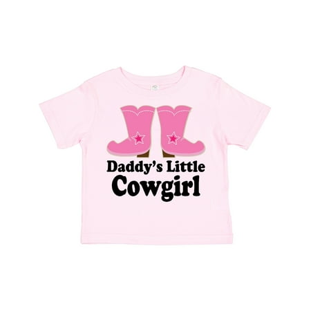 

Inktastic Daddy s Little Cowgirl Gift Toddler Toddler Girl T-Shirt