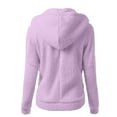 thumbnail image 4 of Blouses for women dressy casual Polyester Soft Clothing XXL Purple womens blouses, 4 of 4