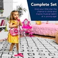 thumbnail image 3 of 19-Inch Navy Children's Flash Guitar with Microphone and Stand - Perfect Pretend Play Musical Toy!, 3 of 5