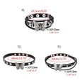 thumbnail image 3 of TIERPOP Sexy Harajuku PU Leather Chain Butterfly Pendant Necklaces Bracelet Women Men Punk Gothic Choker Necklace Cool Collar, 3 of 19