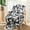 Black White, variant on Home Soft Things Thick Stripe Faux Fur Throw Blanket with Micromink Back, Luxury Soft Cozy Plush Fluffy Fuzzy Reversible Thick Warm Throw Blanket, 50x60 inches, Brown