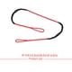 thumbnail image 2 of Soidarity Accesorios de CRS 004c de 26,5 pulgadas, caza, ligero, vuelo rápido, resistente a la abrasión, suministros de tiro con al aire libre, tiro y tiro con rojo y negro Soidarity OD003533-03, 2 of 6