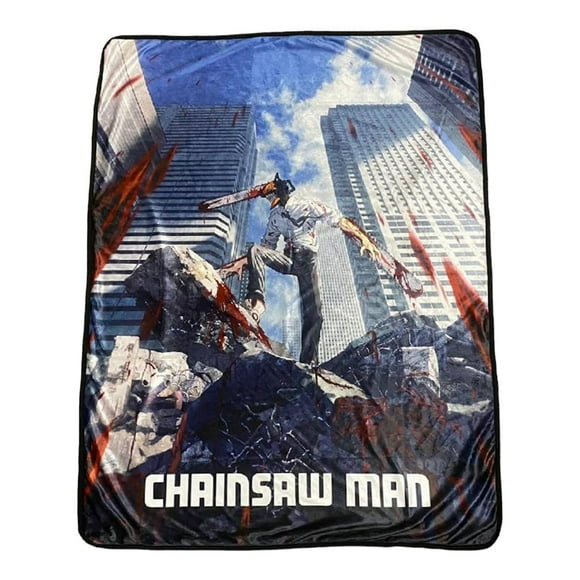 Chainsaw Couverture Visuelle Confortable - 46 Pouces x 60 Pouces Chaude et Élégante
