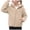Khaki, variant on BOBOGOJP Kids Hooded Fleece Jacket Boys Girls Full Zip Hoodie Toddler Coat 3-12Years Navy,Size 13-14 Years