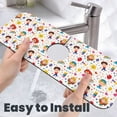 thumbnail image 6 of Sikiie Childrens Party Splash Guard for Sink Faucet-1 PC Super Absorbent Fast Drying Mat Sink Gadgets-Splash Guard for Kitchen, Sink Mat, 6 of 7