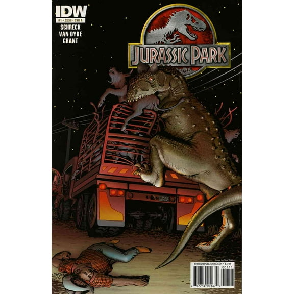 Jurassic Park (IDW) #1A VF ; IDW Comic Book
