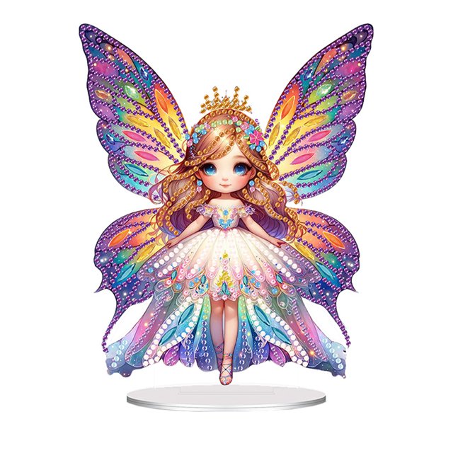5D DIY Diamond Art Decoraciones Mesa Mariposa Hada