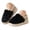 Black, variant on Women Fuzzy Closed Back Slippers Bubble Plush Warm Slip On Memory Foam Winter House Shoes Gift Size 5-10