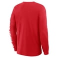 thumbnail image 5 of Men's Fanatics Red Wisconsin Badgers Quad Fuel The Fire Long Sleeve T-Shirt, 5 of 5