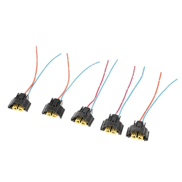 5pcs Extensión de La Lámpara Del Adaptador de Enchufe para Lámpara de Arnés de Cables Cola H9 Luz de niebla Enchufe hembra