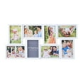 thumbnail image 2 of Melannco 24 X 12 Inch 8 Opening Photo Collage Frame Displays Four 4X6 And Four 6X4 Inch Photos White, 2 of 5