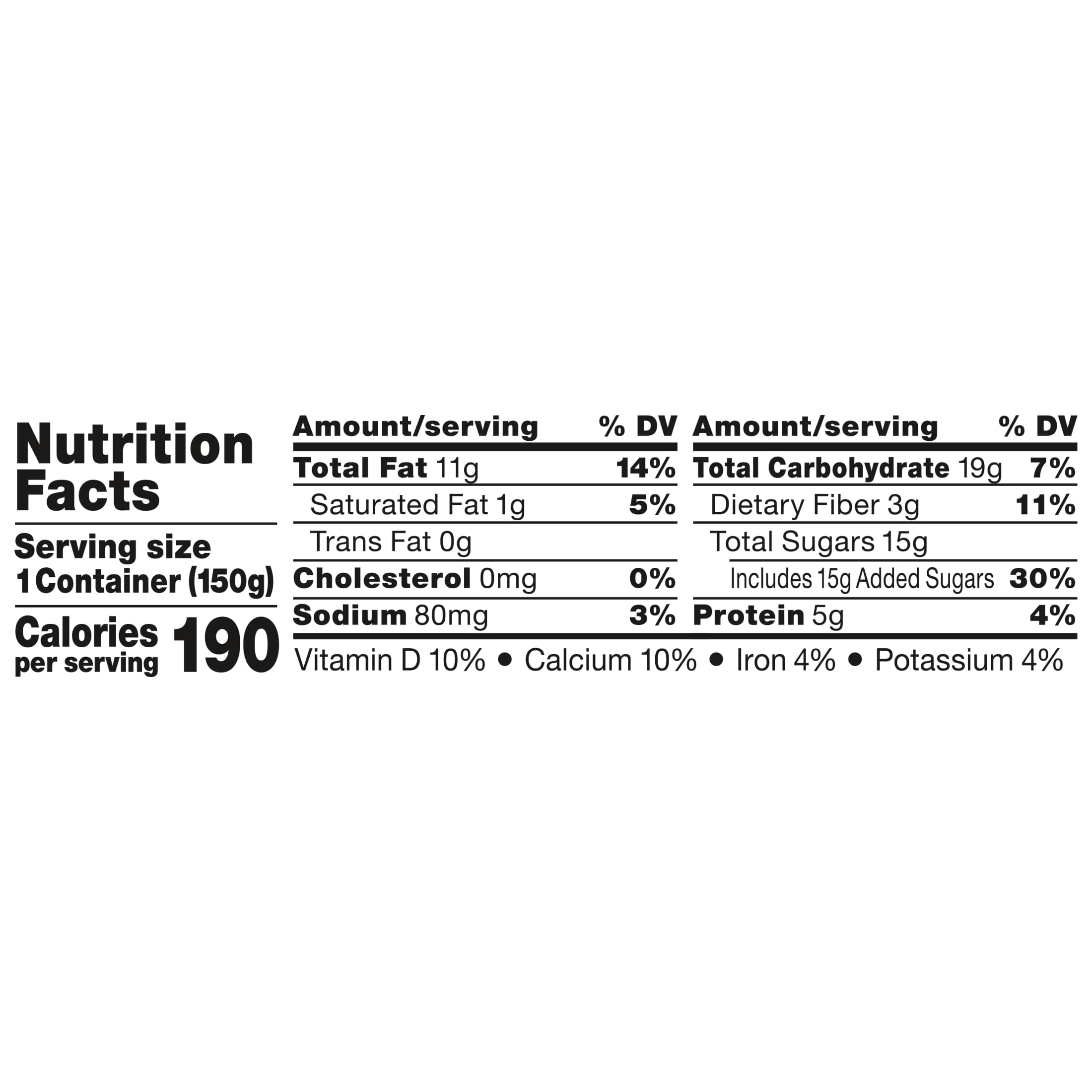 Silk Dairy Free, Vanilla Plant Based, Almond Milk Yogurt Alternative Container, 5.3 oz