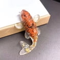 thumbnail image 1 of Creative Artificial Koi Fish Ornament Pretty Natural Crystal Desk Car Home Decor, 1 of 8