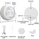 thumbnail image 4 of Rechargeable Motion Sensor Night Light - Magnetic Night Lights, Dimmable Stick - Cat Lamp for Wall Bedroom Closet, Stairs, 4 of 4