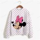 thumbnail image 3 of Sudadera con capucha para mujer de otoño 2024 con estampado de Minnie Mouse de Disney, sudadera holgada de dibujos animados para mujer, sudadera Harajuku para mujer, top coreano para mujer, 3 of 5