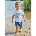 thumbnail image 4 of Loicainy Toddler Baby Boy Summer Outfits 6 12 18 24 Months 2T 3T 4T Letter Print Short Sleeve T-shirts and Solid Shorts 2 Piece Clothes Set, 4 of 9