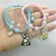 thumbnail image 2 of Yungqi-pulsera de gato con dibujos de animales para niñas y mujeres, regalo de amistad, colgante de flor esmaltada, correa, pulseras de cuerda, joyería, 2 of 5