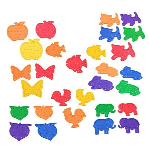 8pcs Lacing Toy For Toddlers Threading Toys Fine Motor Skill Training Educational Learning Toys For 1-6 Years Old Boys Girls 8pcs (random color)