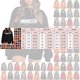 thumbnail image 4 of Gibobby Casual Sudadera para Mujer Sudaderas de Halloween para mujer lindas camisetas con gráficos de fantasma playera casual de manga larga(Rojo,XL), 4 of 4