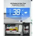 thumbnail image 4 of VEVOR Commercial Refrigerated Sandwich Prep Worktable Double Door Stainless Steel, 4 of 9