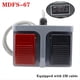 thumbnail image 2 of Interruptor de Pie MDFS-67 de Doble Pedal, con Cable de 10 A/220 V CA, con Restablecimiento Automático, Forjado y Textil. A, 2 of 7