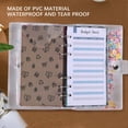 thumbnail image 2 of 29 Pieces Glitter Binder Cover A6 PVC Binder Cover Sets 2 Sheets Label Sticker for Home School Bill Planner, 2 of 7