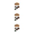 thumbnail image 2 of Pendientes Jumpingount de 12 Uds. hojas femeninas a la moda gancho de alambre exagerado único para oreja, 2 of 6