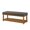 Granite + Linen + Foam, variant on FENGFAN Granite Tufted Linen Upholstered Storage Bench Poplar Spindle Wood Legs 1 Pack