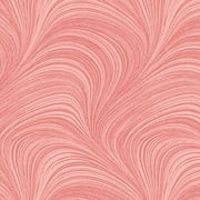 Wide Wave Texture Rose - 108" Quilt Backing - Cotton Fabric by Benartex