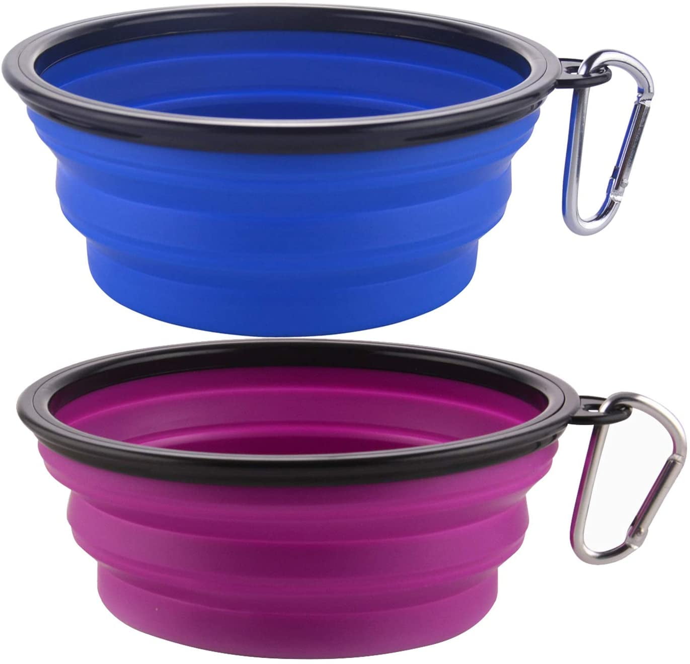 Camping Collapsible Bowl Travel Portable Water Dish 