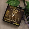 thumbnail image 6 of To Mom Mom Always There Forever Necklace w Message Card, 6 of 20