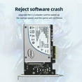thumbnail image 5 of U.2 to PCIe Adapter for 2.5" U.2 SSD PCIe Adapter U.2 PCIe Adapter U.2 PCIE Riser SFF-8639 Interface Red Colour Special for CHIA Coin Mining(Only Support U.2 NVME SSD), 5 of 5
