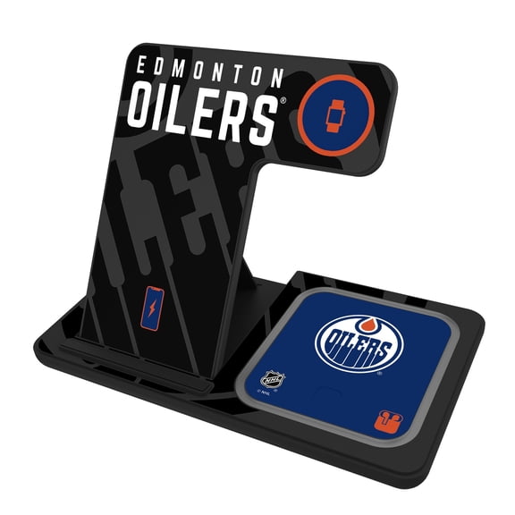 Keyscaper Edmonton Oilers 3-In-1 Wireless Charger