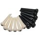 thumbnail image 2 of 6 String Acoustic Guitar Nut Saddle Part + 2x String Winder +12x Bridge Pins Kit, 2 of 4