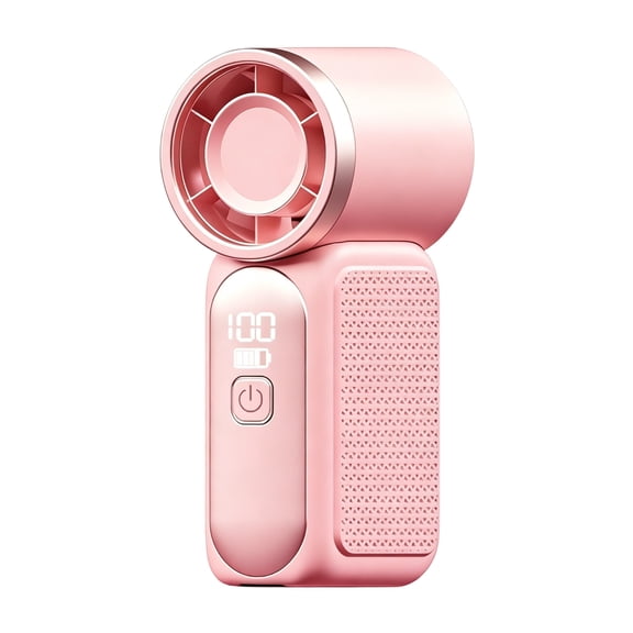 Handheld Fan Durable Portable Fan for Travel, Ultra Quiet Powerful Cooling Mini Fan for School Dormitory Office Outdoor,3.5*4.3 Inch Rechargeable Personal Hand Fan,Pink