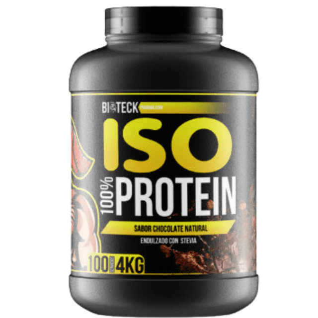 Proteina Hidrolizada ISO Protein BIOTECKPHARMA 0 Carbohidratos Sabor Chocolate 8.81 lbs 4kg