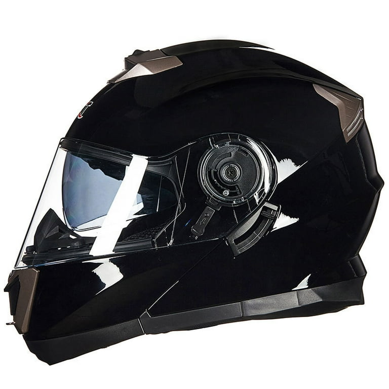 Motorcycle Modular Full Face Helmet DOT， Motorbike Street Helmet with Sun  Visor Bluetooth Space for Adult,Youth Men and Women. 