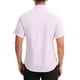 thumbnail image 3 of CAMISAS DE MANGA CORTA PARA HOMBRES INSPIRADORAS DEL DÍA DEL PADRE, CAMISAS DE NEGOCIO FORMAL DE BOTÓN, ELÁSTICAS Y LIGERAS, TAMAÑO 2XL, ROSA, 3 of 6