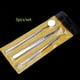 thumbnail image 3 of Juego de 5 piezas de herramientas dentales de acero inoxidable removedor de escalador de sarro juego de espejo oral antivaho, 3 of 7