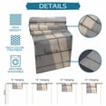 thumbnail image 6 of Wood Grain Table Runner, White Wood Texture Light Shadow Country Simple Kitchen Table Runners Dress Scarves for Table Decorations Party/Restaurant/Indoor Outdoor Use, 13x108in, 6 of 9