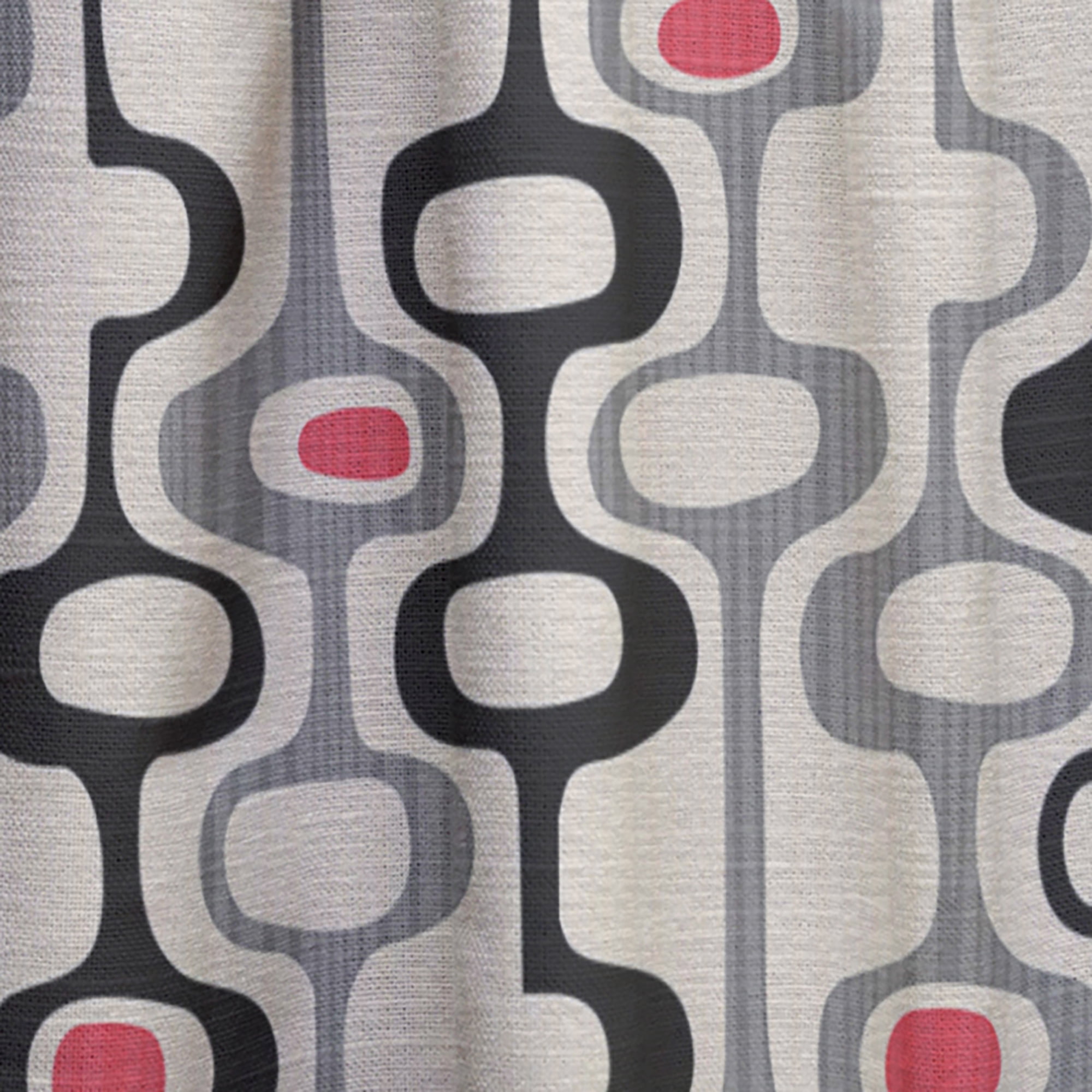 Designart 'Abstract Retro Design XXII' Mid-Century Modern Curtain Panel