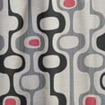 thumbnail image 4 of Designart 'Abstract Retro Design XXII' Mid-Century Modern Curtain Panel, 4 of 5